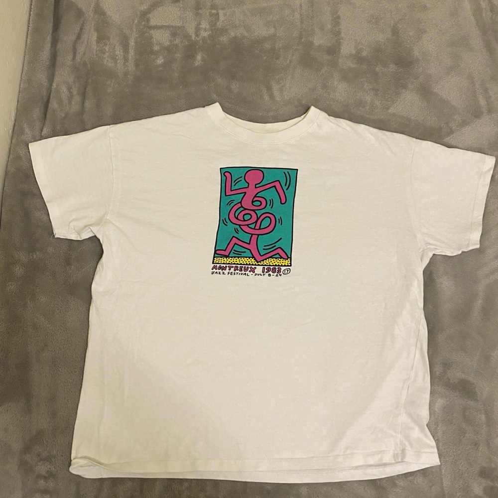 Keith Haring 1983 Montreaux Jazz Festival T Shirt